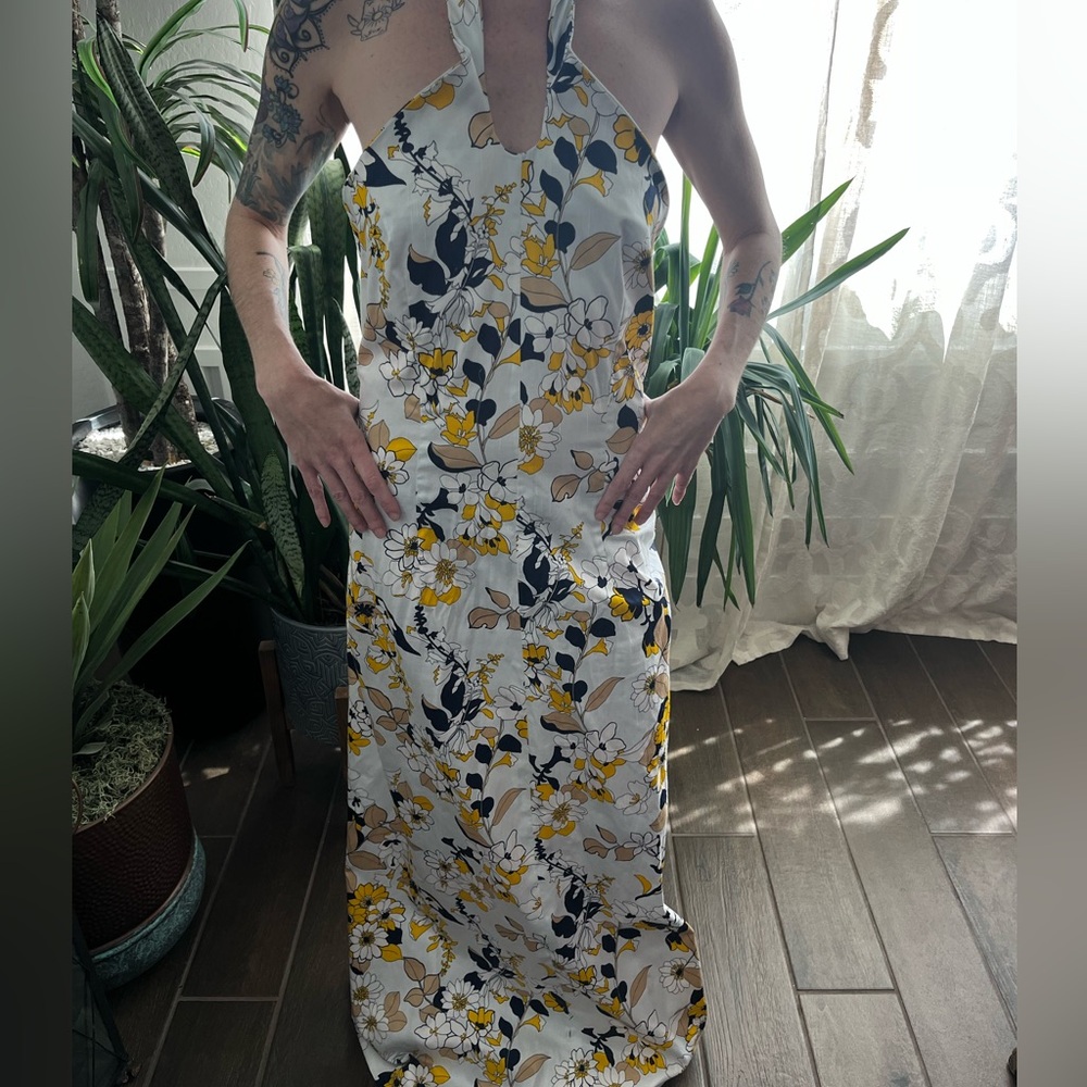 Handmade 1970s halter top maxi one of a kind - Picture 4 of 12
